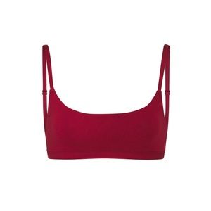 NWT Skim COTTON Jersey SCOOP Bralette - BRICK - Size L / LARGE